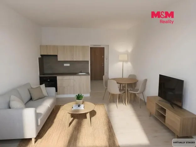 Pronájem bytu 1+kk, Jindřichův Hradec - Jindřichův Hradec V, Kosmonautů, 31 m2