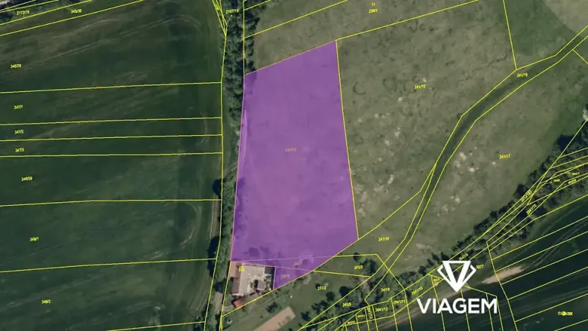 Prodej podílu pole, Stříbrnice, 1350 m2