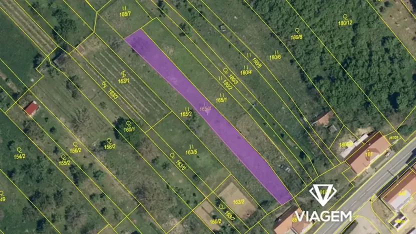 Prodej zahrady, Ježov, 702 m2