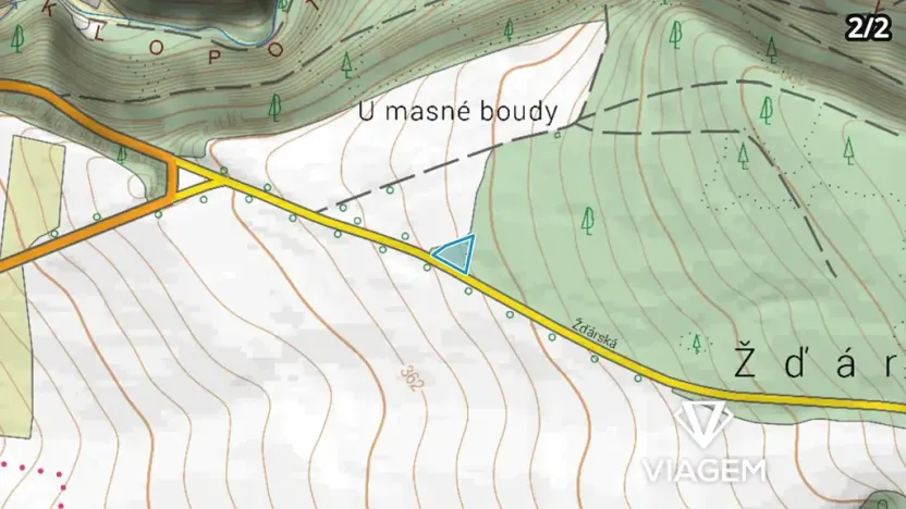 Prodej podílu zahrady, Nové Město nad Metují, 1284 m2