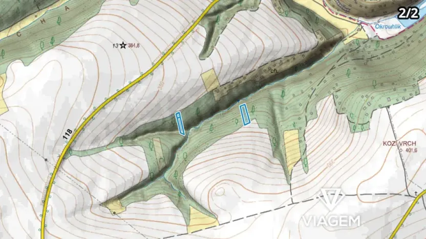 Prodej lesa, Chyňava, 1972 m2