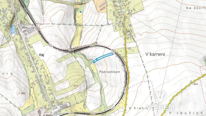 Prodej podílu pole, Golčův Jeníkov, 1124 m2