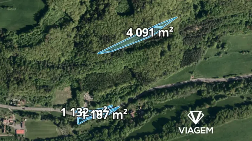 Prodej lesa, Bratřejov, 4108 m2