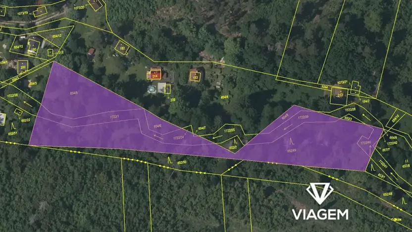 Prodej podílu zahrady, Vitín, 691 m2