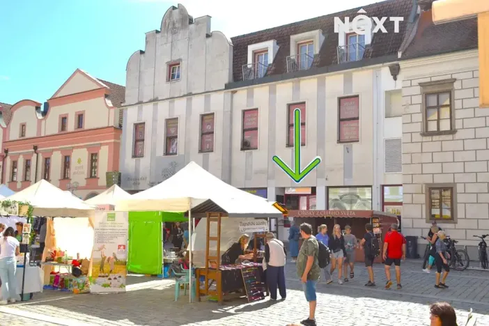 Pronájem obchodního prostoru, Třeboň, Masarykovo nám., 16 m2