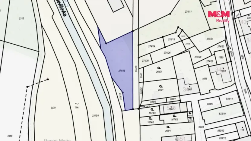 Prodej pozemku, Božice, 1119 m2