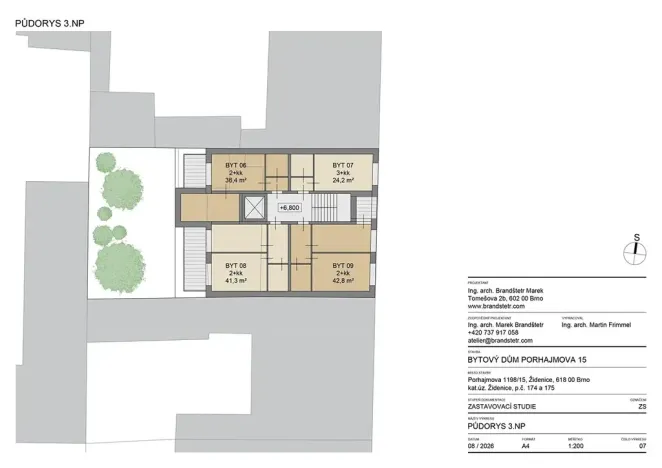 Prodej rodinného domu, Brno, Porhajmova, 300 m2