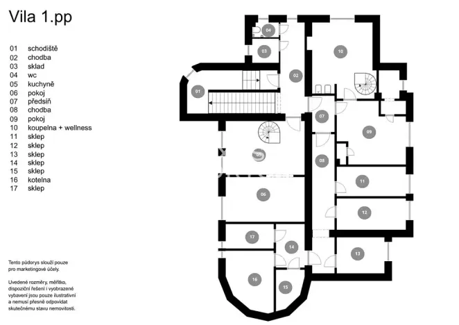 Prodej bytu 6+kk a větší, Praha - Střešovice, Cukrovarnická, 228 m2