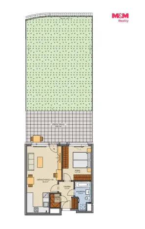 Prodej bytu 2+kk, Praha, Svitákova, 53 m2