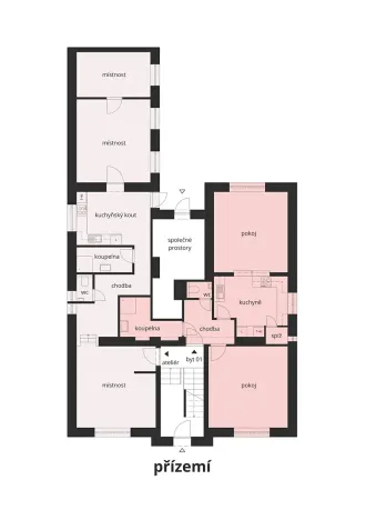Prodej bytu 3+1, Uherský Brod, Ant. Dvořáka, 79 m2