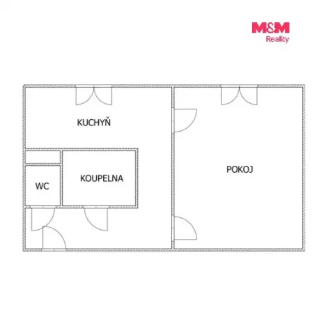 Prodej bytu 1+1, Ostrava - Poruba, Větrná, 37 m2