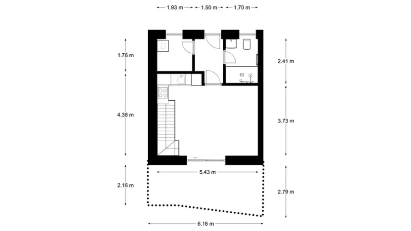 Prodej bytu 2+kk, Svitavy, Blanická, 78 m2