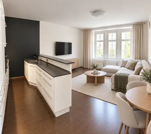 Pronájem bytu 2+kk, Praha, Novovysočanská, 53 m2