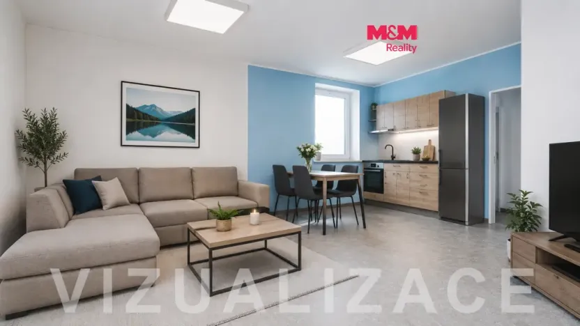 Prodej bytu 2+kk, Milovice, Mírová, 41 m2