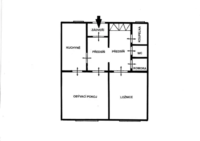 Prodej bytu 2+1, Praha - Kobylisy, Burešova, 62 m2