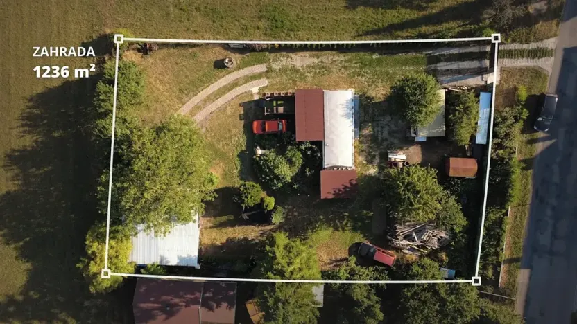 Prodej zahrady, Kostelec u Holešova, 1236 m2