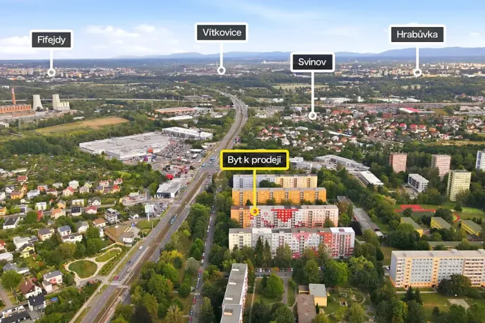 Prodej bytu 2+1, Ostrava, Maďarská, 58 m2
