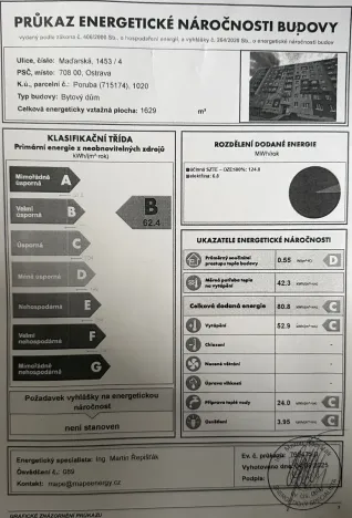 Prodej bytu 2+1, Ostrava, Maďarská, 58 m2