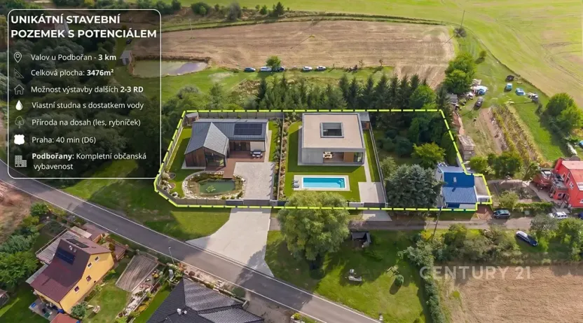 Prodej pozemku pro bydlení, Podbořany, 3476 m2