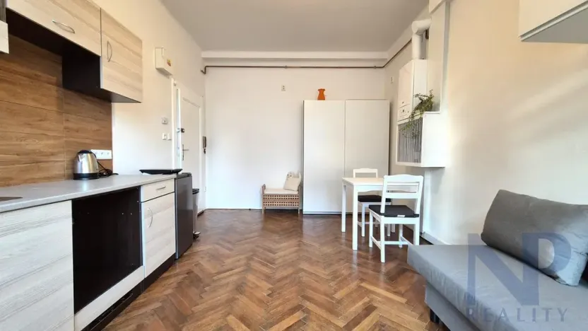 Pronájem bytu 1+kk, Praha - Libeň, V Holešovičkách, 20 m2