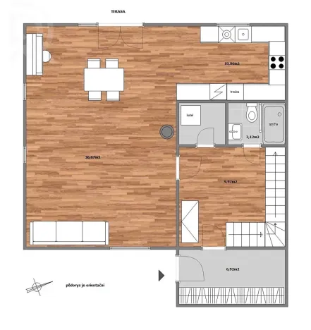 Prodej rodinného domu, Praha - Zadní Kopanina, Chaloupky, 124 m2