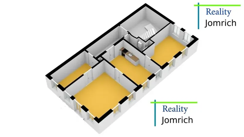 Pronájem bytu 4+kk, Liberec, nám. Sokolovské, 110 m2