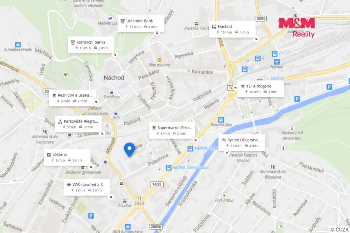 Pronájem bytu 3+kk, Náchod, Raisova, 65 m2