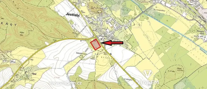 Prodej podílu pole, Jestřebí, 4528 m2