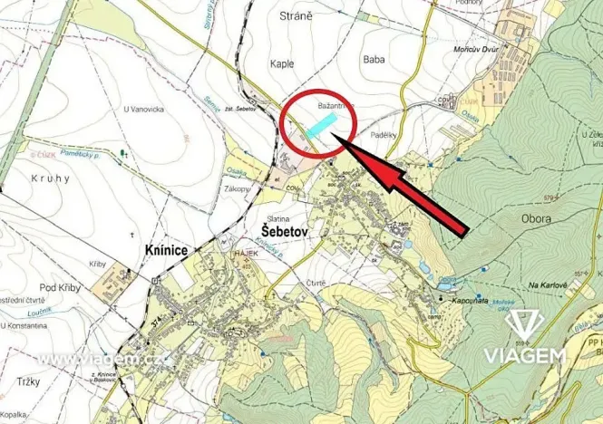 Prodej podílu pole, Šebetov, 6342 m2