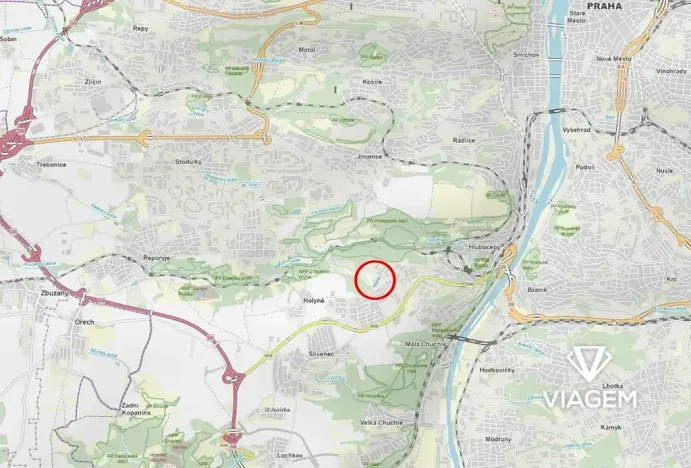 Prodej komerčního pozemku, Praha - Hlubočepy, 4609 m2