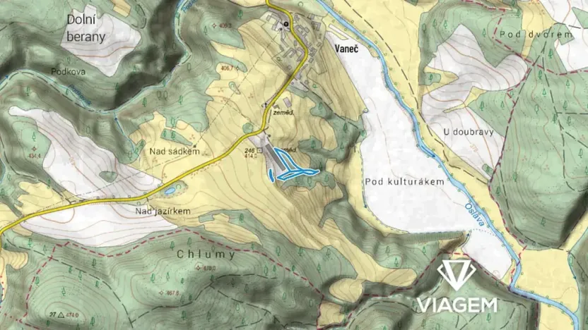 Prodej podílu lesa, Pyšel, 1132 m2