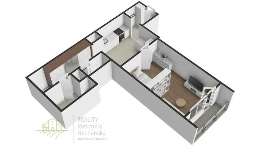 Prodej bytu 1+kk, Mělník, Nemocniční, 42 m2