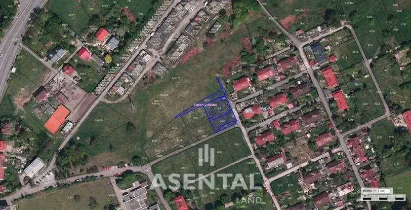 Prodej pozemku, Petřvald, Modrá, 1390 m2