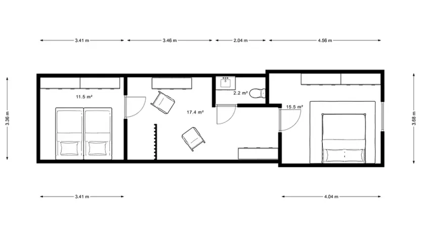Prodej chalupy, Malinová, 105 m2