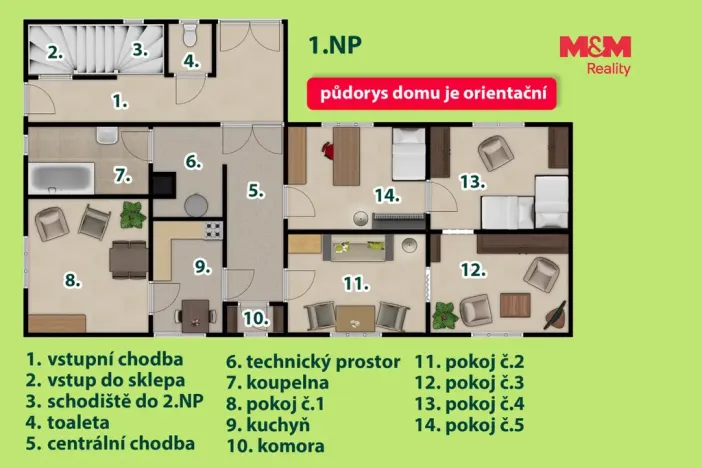 Prodej rodinného domu, Holice, Palackého, 97 m2
