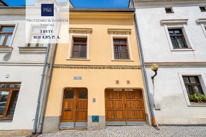 Prodej činžovního domu, Jihlava, Židovská, 180 m2