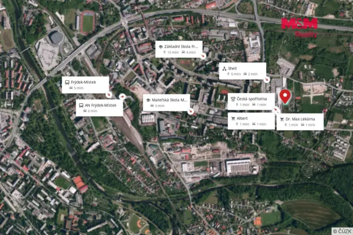 Prodej pozemku pro bydlení, Frýdek-Místek, 1028 m2