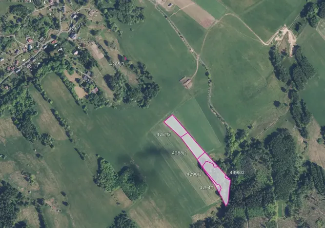 Prodej louky, Staré Křečany, 15539 m2
