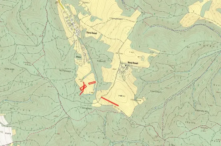 Prodej louky, Městečko Trnávka, 6863 m2