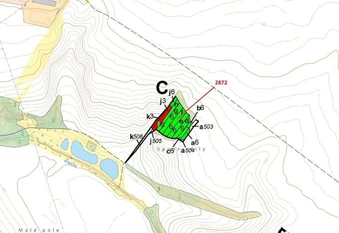 Dražba lesa, Želetice, 1391 m2
