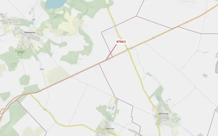 Dražba lesa, Oleksovice, 281 m2