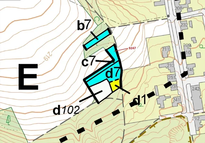 Dražba lesa, Oleksovice, 550 m2