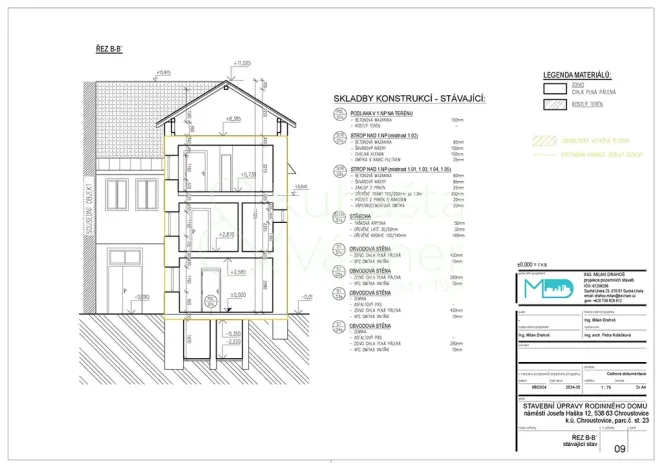Prodej rodinného domu, Chroustovice, náměstí Josefa Haška, 205 m2