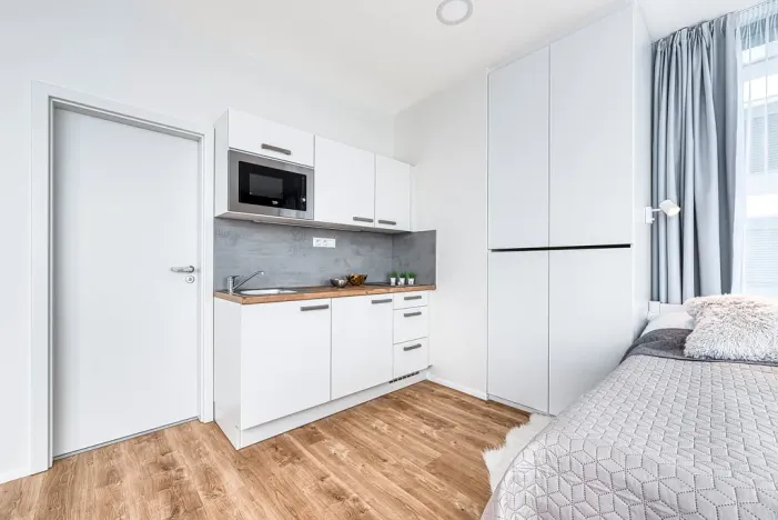 Pronájem bytu 1+kk, Praha - Stodůlky, Mukařovského, 26 m2