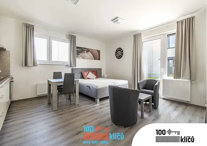Pronájem bytu 1+kk, Praha - Lipence, Oddechová, 35 m2