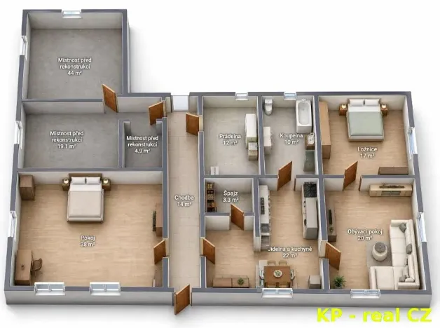 Prodej rodinného domu, Bříza, 247 m2