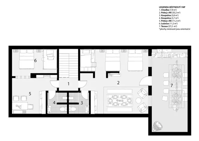Prodej rodinného domu, Strachotín, Sklepní, 285 m2