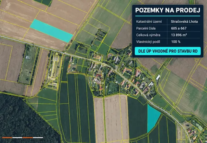 Prodej pozemku pro bydlení, Mžany, 22709 m2