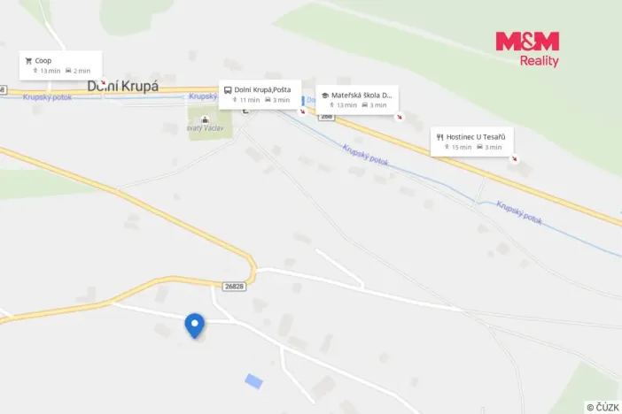 Prodej bytu 2+1, Dolní Krupá, 51 m2