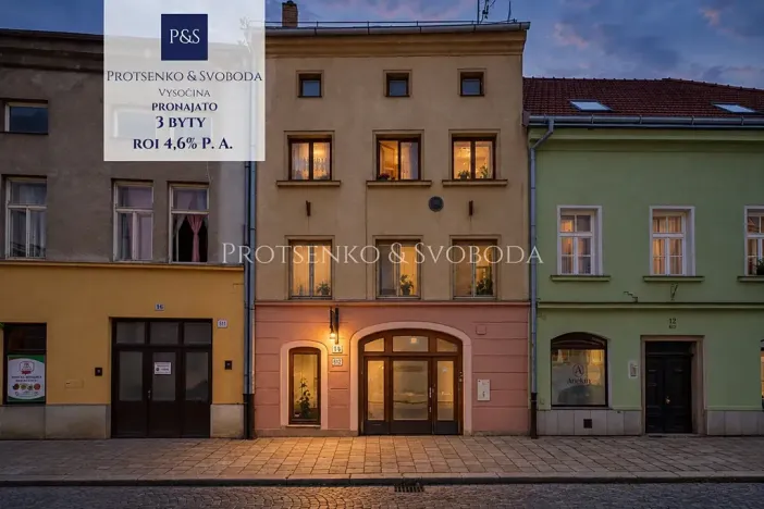 Prodej činžovního domu, Jihlava, Brněnská, 300 m2
